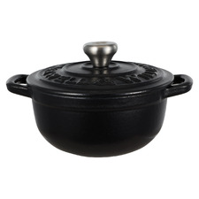 Black 260ml Cast Iron Cocotte