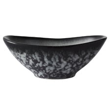 Granite Caviar Oval Porcelain Sauce Bowls (Set of 12)