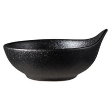 Black Caviar Handled Porcelain Sauce Bowls (Set of 12)