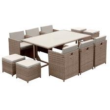 10 Seater Baylor Dining Table & Chair Set