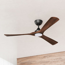 Black Base Spitfire DC Ceiling Fan with LED