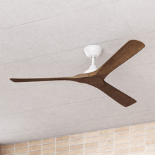 White Base Spitfire DC Ceiling Fan