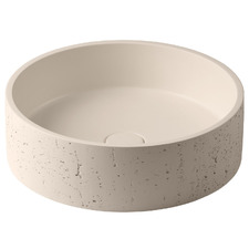Concrete 390mm Round Above Counter Basin