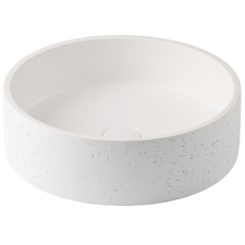 Concrete 390mm Round Above Counter Basin