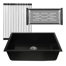 Grange 680mm Single Granite Kitchen Sink Package