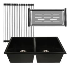 Grange 780mm Double Granite Kitchen Sink Package
