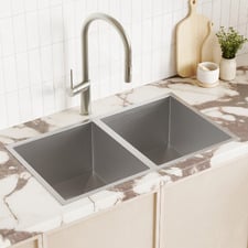 Henley 770mm Double Stainless Steel Kitchen Sink