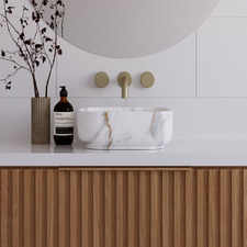 Regency 390mm Square Ceramic Above Counter Basin