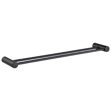 Lexi Knurled Double Towel Rail