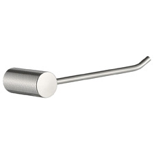 Lexi Knurled Stainless Steel Toilet Roll Holder