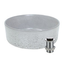 Murloc 313mm Round Concrete Mini Basin & Waste Set
