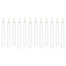 Uyuni Remote Enabled Paraffin Wax Taper Candles (Set of 12)