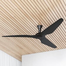 Haiku 152cm DC Black Low Profile Smart Ceiling Fan with Remote Control