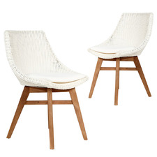 Oceanic Outdoor Dining Chairs (Set of 2)