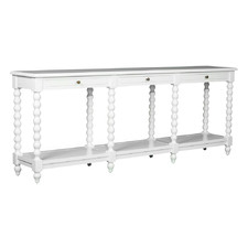 White Stradbroke Bobbin Console Table