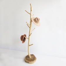 Lombok Teak Wood Coat & Hat Stand