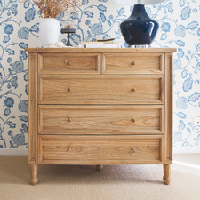 Weathered Oak Hamilton 5 Drawer Chest