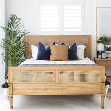 Weathered Oak Hamilton Bed with Footboard
