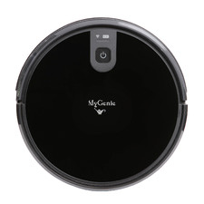 Black MyGenie Xsonic WiFi Pro Robot Vacuum Cleaner