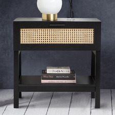 Senna Rattan Bedside Table