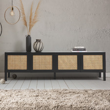 175cm Senna Rattan Entertainment Unit