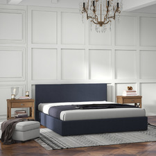 Charcoal Milano Luxury Gas Lift Storage Bed