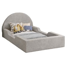 Benny Upholstered Low-Profile Bed Frame