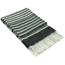 Stripe Richmond Wool-Blend Throw Rug