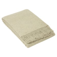 Oxford Wool-Blend Throw Blanket