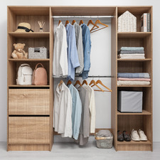 Basel Fluted Built-In Wardrobe