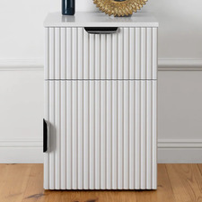 Brunswick Fluted Bedside Table