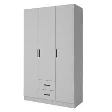 Lulea 3 Door 2 Drawer Wardrobe