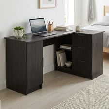 Michelin L-Shaped Desk with Pull Handles