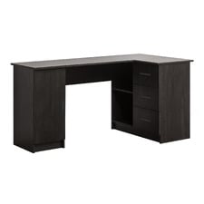 Michelin L-Shaped Desk with Oval Handles