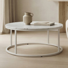 Kora Round Marble Coffee Table