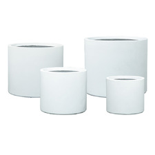 4 Piece Lennon Fibre Clay Planter Set