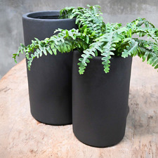2 Piece Marlowe Fibre Clay Planter Set