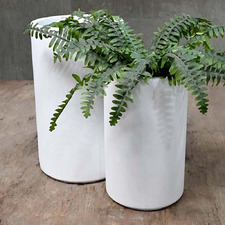2 Piece Marlowe Fibre Clay Planter Set