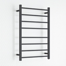 Square 600 x 910mm Steel Heated Towel Rail