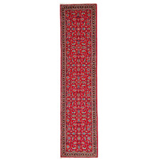 Vintage Hand Knotted Persian Shiraz Red