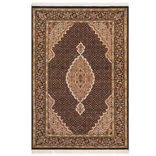 Gold Wool Indian Rug