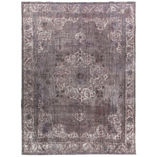 Zaan Pure Wool Vintage Persian Rug