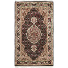 140 x 74cm Persian Hand-Knotted Wool Mahi Rug