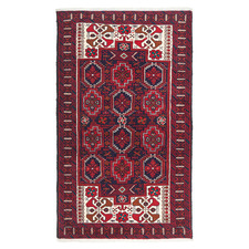 Shahab Hand-Knotted Wool Balouchi Rug