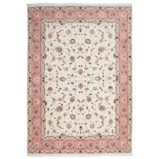 Hand-Knotted Wool Tabriz Rug