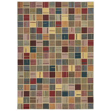 Hand-Knotted Wool Kilim Rug