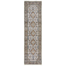 Natural Hand-Knotted Wool Kashan Rug