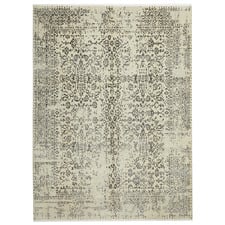 Brown Hand-Knotted Wool Rug