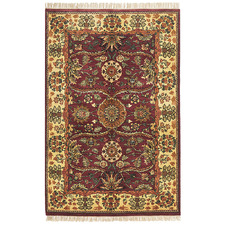 Rose Jaypor Hand-Knotted Wool Rug