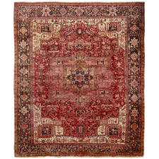 Gable Hand-Knotted Wool Persian Rug